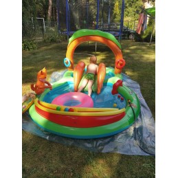 Pripučiama vandens žaidimų aikštelė miško čiuožykla bestway 295 x 199 x 130 cm
