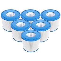 6x siurblio filtras, skirtas Bestway Lay Z Spa Jacuzzi įdėklo VI 60311 pakeitimui