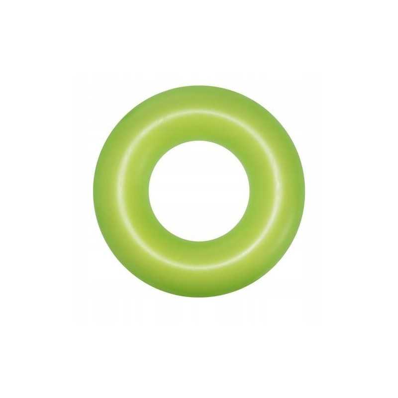 Neoninis žalias plaukimo žiedas 91 cm bestway