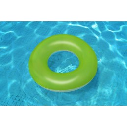 Neoninis žalias plaukimo žiedas 91 cm bestway