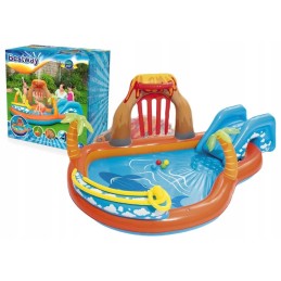 Pripučiama žaidimų aikštelė vulkano čiuožykla 265x104cm