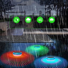 Baseino šviesos tvenkinio apdaila Akvariumo apšvietimo priedai 2vnt