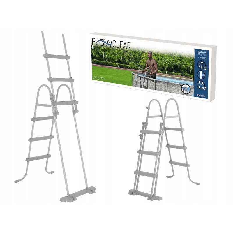 ? baseino kopėčios 107 cm, neslystantys laipteliai?