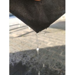 Juoda sodo agrotekstilė daržovėms, vaisiams ir augalams, 50g UV, 1,6x45 m