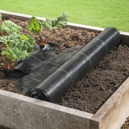 ⭐ Agrotekstilė sodo piktžolių kilimėlis UV 50 mx 1,1 m 90 g