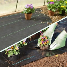 ⭐ Agrotekstilė sodo piktžolių kilimėlis UV 50 mx 1,1 m 90 g