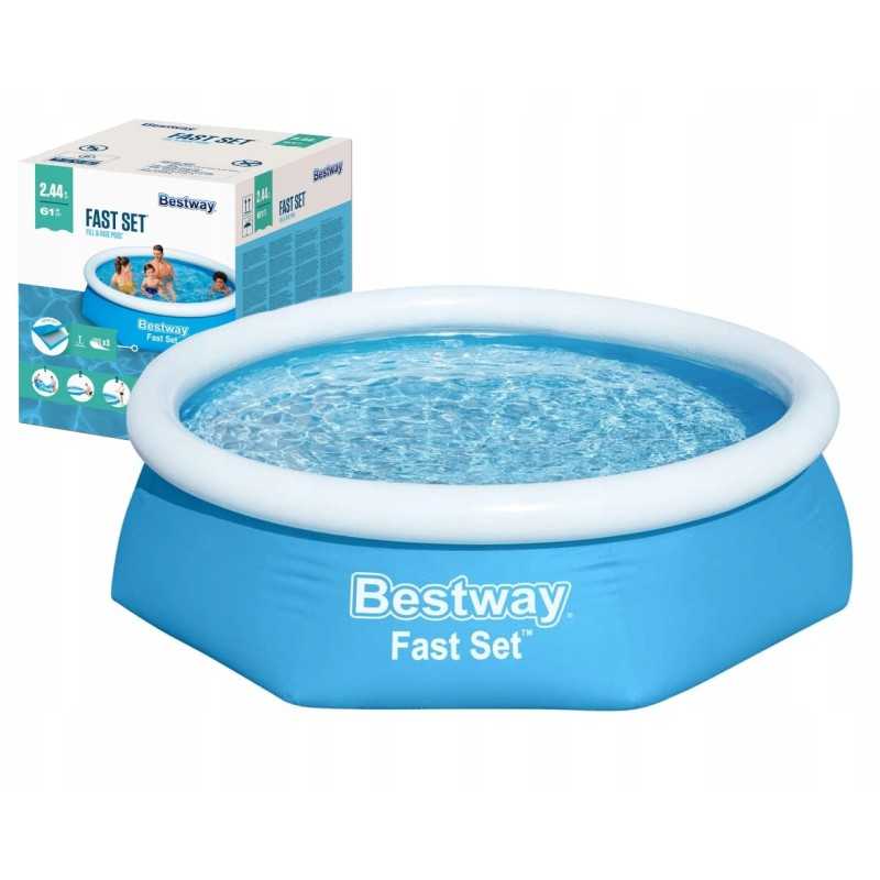 Vaikų išsiplėtimo baseinas 244x61cm bestway 57448