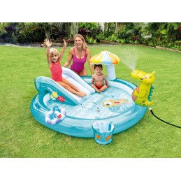 Intex 57165 pripučiama krokodilo žaidimų aikštelė 201x170cm