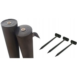 Agrowoven agro gf juoda 1 1x50 smeigtukai 12 5cm