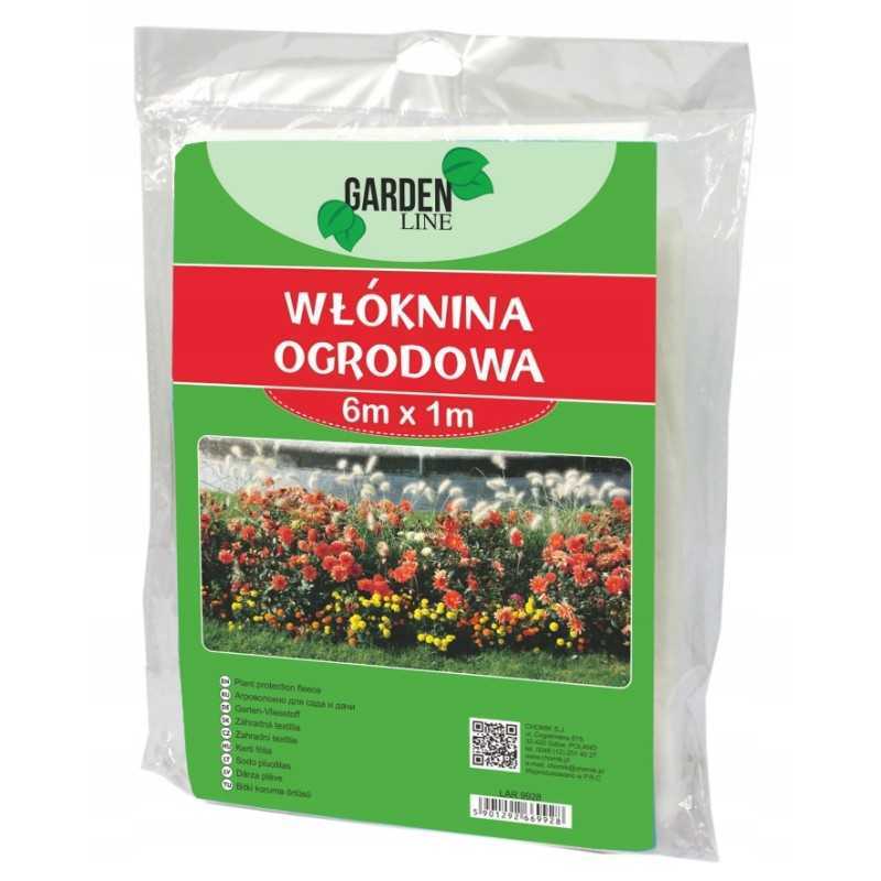 Baltas sodo filtro audinys 1x6m