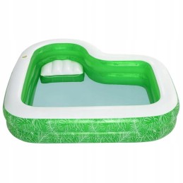 Bestway family pool tropical paradise green