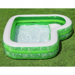 Bestway family pool tropical paradise green