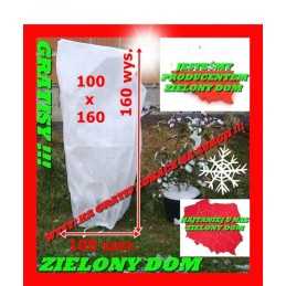 Žiemos apsauginis gaubtas agrotekstilė 100x160 cm 1 vnt