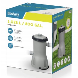 58386 kasetinio filtro siurblio baseino filtras baseinui 3028 lh bestway