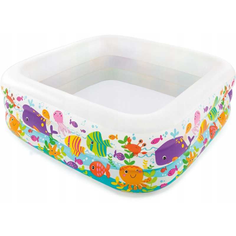 Intex akvariumo pripučiamas baseinas 159x159x50 cm 57471