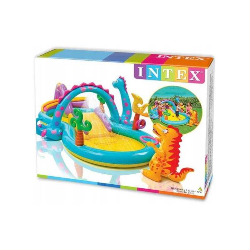 Pripučiama žaidimų aikštelė baseinas dinozaurai intex 57135