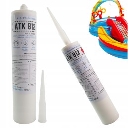 Vandeniui atsparūs baseino klijai, polimerinių klijų tepimo antgalis, 400g