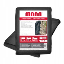 Agrowwoven 80 anti weed black 3 2 x 10 m maan