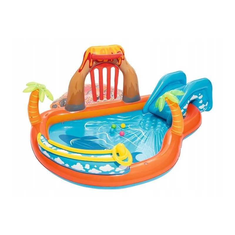 Pripučiama žaidimų aikštelė lavos lagūna 265 x 265 x 104 cm bestway 53069