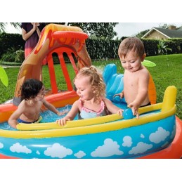 Pripučiama žaidimų aikštelė lavos lagūna 265 x 265 x 104 cm bestway 53069