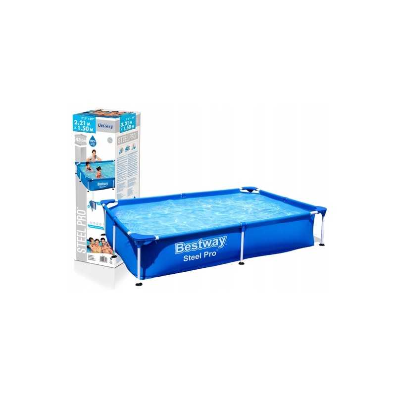 Bestway sodo rėmo baseinas 221x150x43 56401