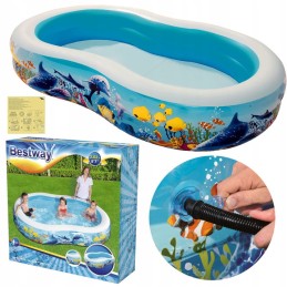 Didelis sodo pripučiamas baseinas 262x157 bestway 54118