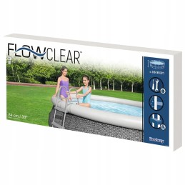 Bestway 2 pakopų flowclear 8 baseino kopėčios
