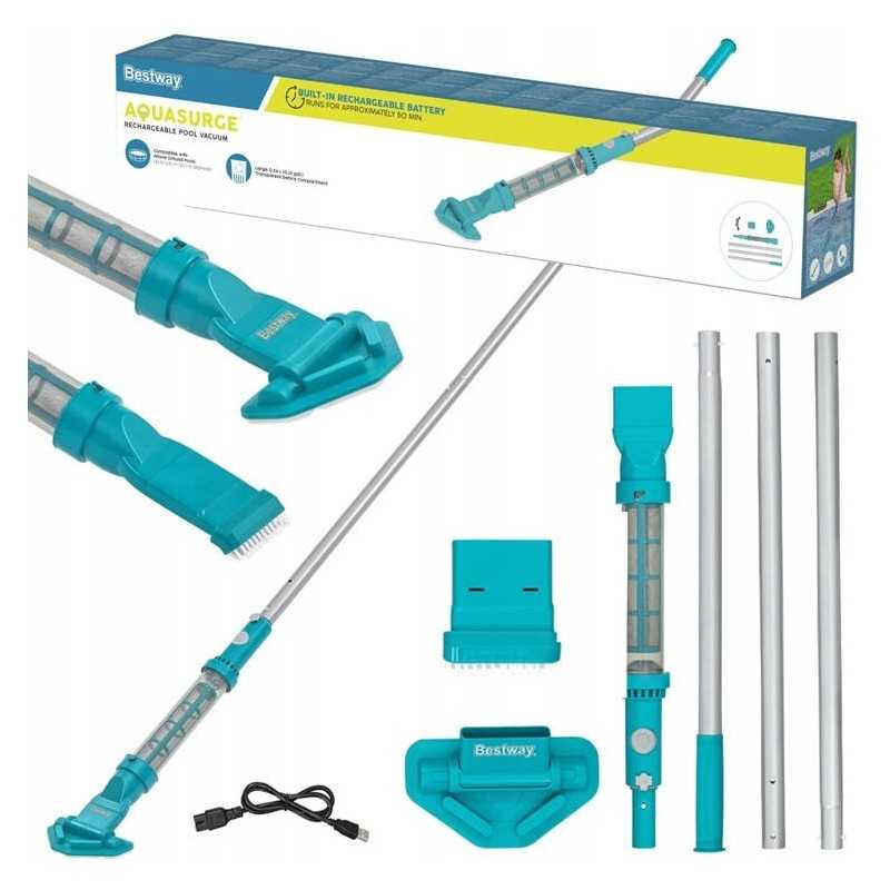 Bestway belaidis belaidis dulkių siurblys baseinui AquaSurge 58771