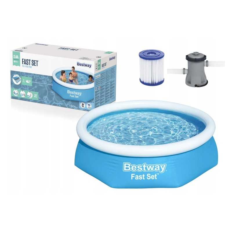Bestway 57450 išsiplėtimo baseinas 244 x 61 cm