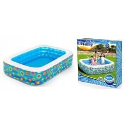 54120 šeimos sodo pripučiamas baseinas 229 x 152 cm bestway