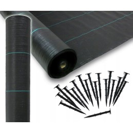 ⭐⭐Juodas agrotekstilės 80x5000 cm kilimėlis nuo piktžolių⭐⭐