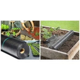 ⭐⭐Juodas agrotekstilės 80x5000 cm kilimėlis nuo piktžolių⭐⭐