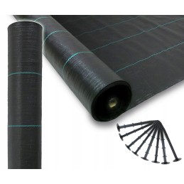 ⭐⭐Juodas agrotekstilės 80x5000 cm kilimėlis nuo piktžolių⭐⭐