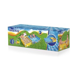 Sodo karkasinis baseinas vaikams su smėlio dėže 213 x 112 x 30 5 cm bestw
