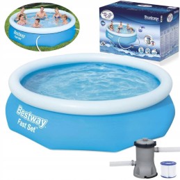 Bestway išsiplečiantis sodo baseinas, 9 viename filtro siurblys