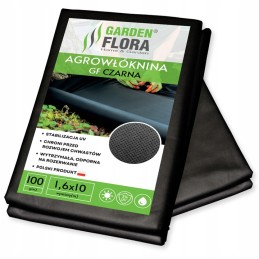 ⭐⭐Agro GF nuo piktžolių agrotekstilė 1,6x10m juoda piktžolėms stora 100g⭐⭐