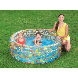 Bestway 51045 apvalus pripučiamas baseinas 150 x 150 cm
