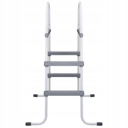 Pilkos baseino kopėčios, 84 cm, plieninės