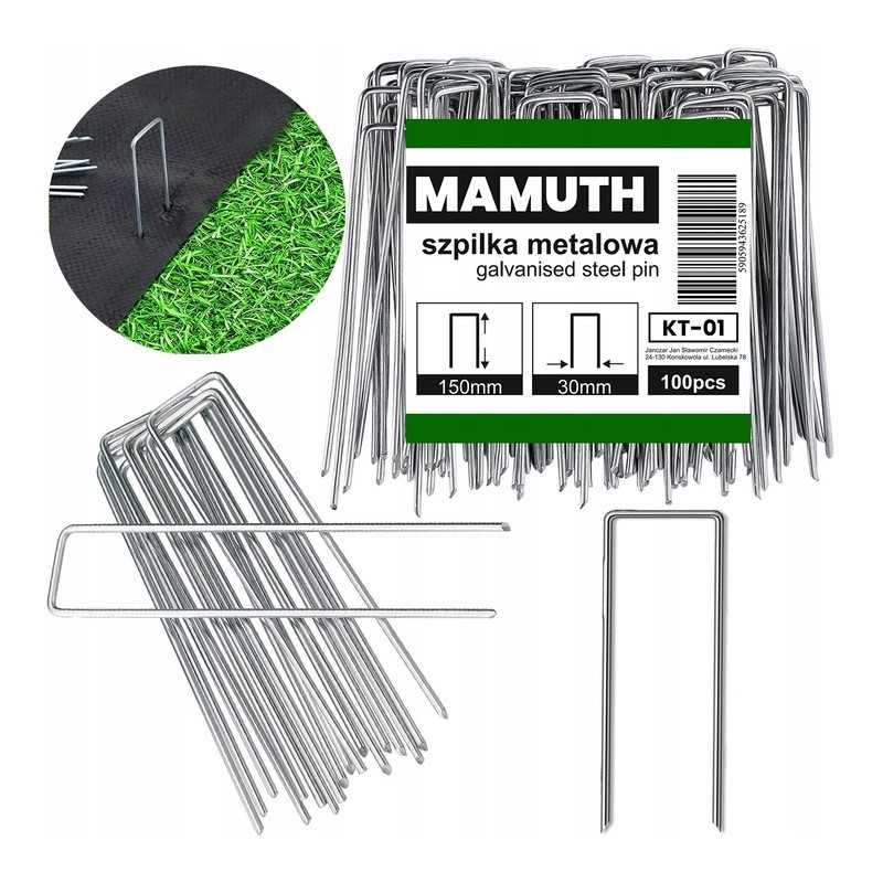 ⭐⭐Metaliniai kaiščiai agrotekstilės agrotekstilės geotekstilės inkarams 100vnt 15cm⭐⭐