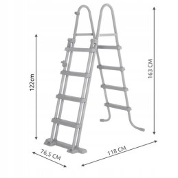 Baseino kopėčios 122cm bestway 58331