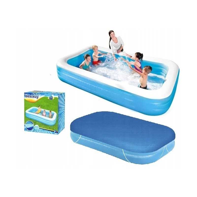 Sodo baseinas dengtas Bestway, didelis, 262x175x51cm