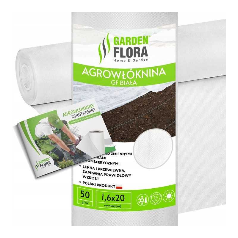 ⭐⭐balta agrotekstilė gf 1,6x20m 50g rudens/žiemos danga stora danga⭐⭐