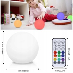 LED rutulinis apšvietimas 8cm baseinas, 4vnt F159