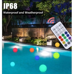 LED rutulinis apšvietimas 8cm baseinas, 4vnt F159