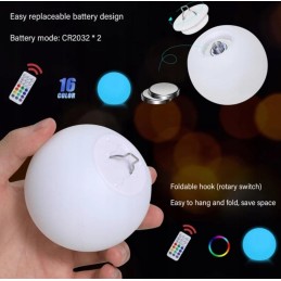 LED rutulinis apšvietimas 8cm baseinas, 4vnt F159