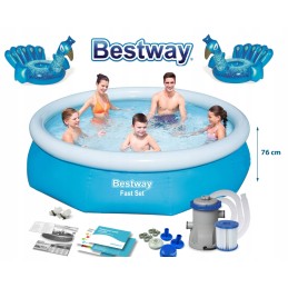 Bestway sodo išsiplėtimo baseino rinkinys 9 in 1, 305 cm