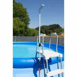 Steinbach baltas nešiojamas sodo dušas