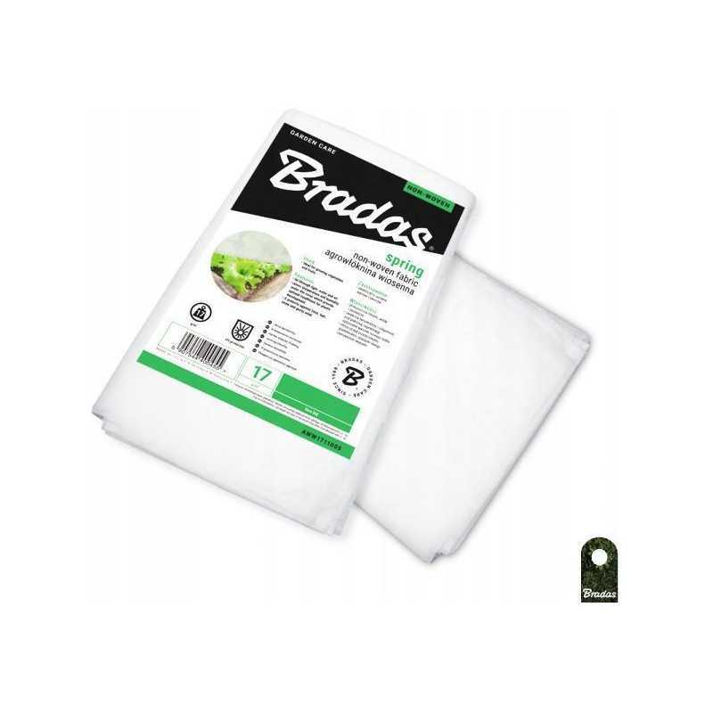 Spyruoklinė agrotekstilė, balta, 1,6 x 10 m, 17 g/m²