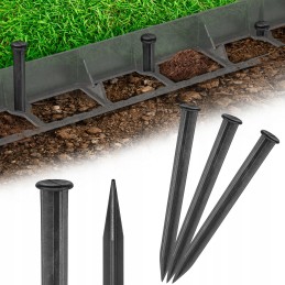 ⭐⭐50x kaiščių smeigtukas, skirtas tvirtinti agrotekstilei agrotekstilei 15 cm⭐⭐