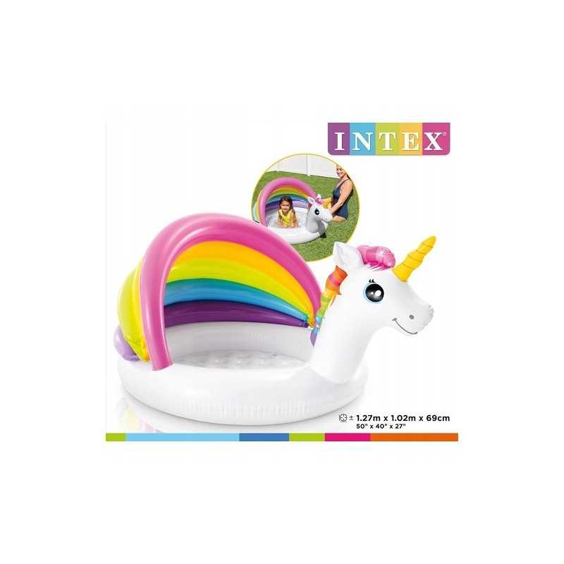 Vienaragis pripučiamas baseinas su stogu intex 57113